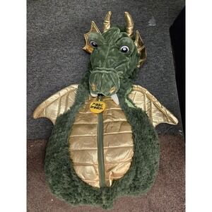 Ministry of Rascals Magic Dragon Costume Baby 6-9M Green Gold Halloween